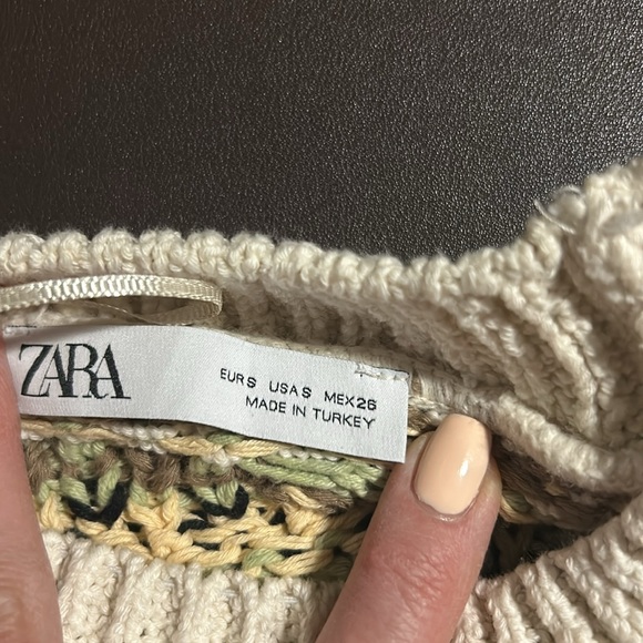 NWOT Zara Vest Knit top - Picture 7 of 9